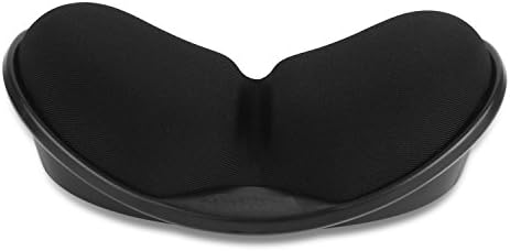 Lalago Memory Foam Mouse Wrist Rest, Keyboard Wrist Rest Pad, Anti-skid Support Base Mousepads Support Wrist Rest Mat, Easy Typing Pain Relief, for Office Computer Laptop Mac (Black)