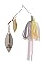 Strike King (FSB12WW-590GS) KVD Finesse Spinnerbait Fishing Lure, 590 - Sexy Shad, 1/2 oz, Perfect Skirt