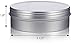 JUVITUS 4 oz Metal Steel Tin Flat Container with Tight Sealed Twist Screwtop Cover (6 pack)