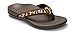 Vionic Women's Tide II Toe Post Sandal - Ladies Flip Flop with Concealed Orthotic Arch Support Brown Leopard 9 M US