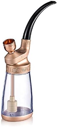 WFL Men's pipe hookah, hookah filter cigarette holder old-fashioned water pipe, full set of tobacco pipe tobacco bag