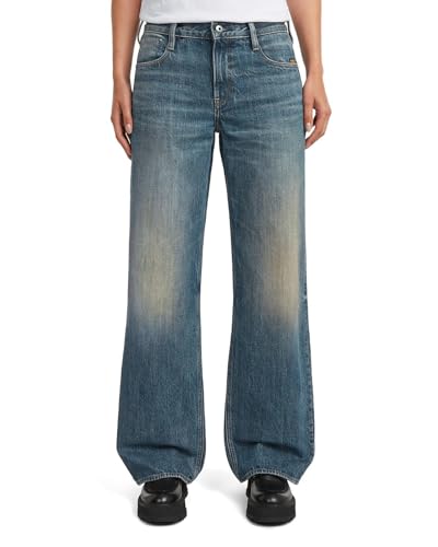 G-STAR Womens Judee Loose Low Waist Jeans, Colour Blue, Size: Waist 29, Inseam 32