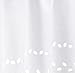 FRESH IDEAS Eyelet Bed Skirt Dust Ruffle Embroidered Details, Classic 14” Drop Length Gathered Styling, Twin, White (Model: FRE30014WHIT01)