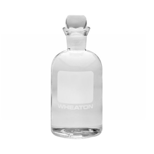 Wheaton 227497-00G BOD Bottle, 3000mL, Pennyhead Stopper, Unnumbered, 69mm Diameter x 165mm Height (Case Of 24)