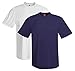 Hanes Men's Short Sleeve Cool DRI T-Shirt UPF 50+, WH/NY, X-Large (Pack of 2)