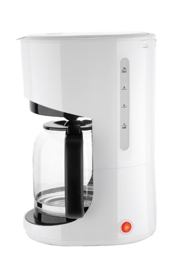 grossag Filter-Kaffeemaschine mit Glaskanne KA 70.10 | 1,4 Liter für 10 Tassen Kaffee | 900 Watt und 240 Volt | Schwarz… – Bild 3