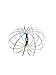Atoz Create Magic Flow Rings Kinetic Educational Spring Toy Funny Outdoor Game Intelligent Relax 3D Kinetic Ring Spring Bracelet Stainless Metal Galactic Globe Toy Fit for Kids Boys Girl(Multi Color)