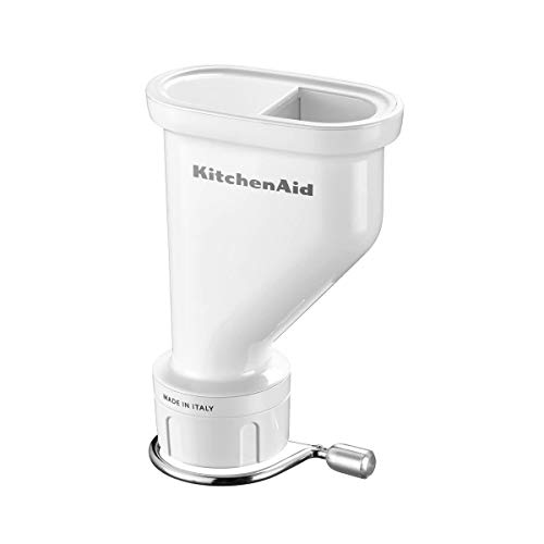 KitchenAid Zubehoer Nudelaufsatz - 5KSMPEXTA - Nudelpressaufsatz fuer Kuechenmaschine - 6 Aufsatzscheiben - Nudelmaschine - Edelstahl