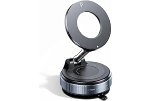 2026 Upgraded Vacuum Magnetic Cell Phone Automobile Cradles 360 Degree Enhanced Rotation 96lbs Super Suction Cup Compatible w