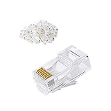 CableCreation Cat6 RJ45 Connectors, 100-PACK Cat6