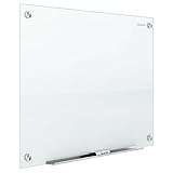 Quartet Glass Whiteboard, Magnetic Dry Erase White Board, 4  X 3 Feet, Infinity, White Surface (G4836W)