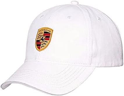 Porsche Baseball Cap with Crest White