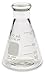 Corning Pyrex #4980 Erlenmeyer Narrow Mouth, Glass Flask Set - 5 Sizes - 50mL, 125mL, 250mL, 300mL, 500mL