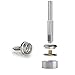 YMAISS 45pcs Fastener Screw Snaps kit, Marine Grade 3/8”Socket with Stainless Steel 5/8”Screw with 2pcs Setting Tools in Upholstery Snaps for Boat Canvas,Cover.