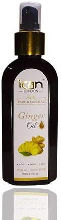 ICAN LONDON Aromatherapy 100% Pure Ginger Oil 150ML, 150 ml (Pack of 1)