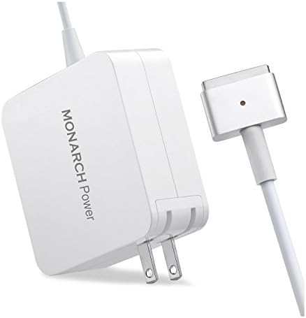 Macbook Pro and Macbook Air Magnetic T-Tip Monarch Power Replacement Charger Power Adapter 11-inch | 13-inch | 15-inch (Late 2012 Models to Current)