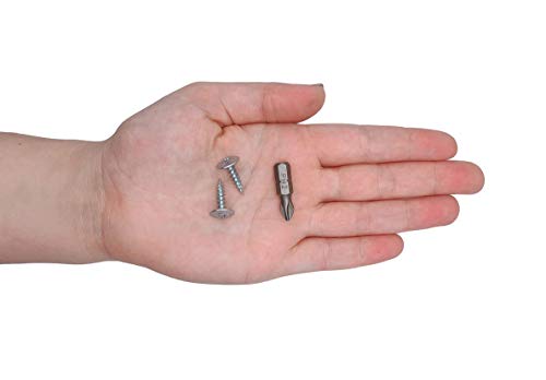 (400 Stück) verzinkter Stahl 4,2 x 16 mm Holzschrauben, Metallschrauben, Kreuzschlitz modifizierter Halsspannkopf… – Bild 4