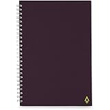 Rocketbook One Wirebound Smart Notebook, Executive A5 Size, 140 Page Dotted/Squared Paper - Use App To Upload Notes To Cloud - Single Use - Journal/Notepad/Diary