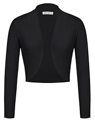 GRACE KARIN Bolero Sweater for Women Cardigan Black