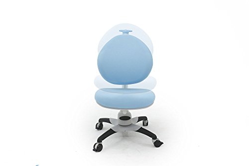 ApexDesk ALSC2533-BL Little Soleil DX Series Children's Height Adjustable Chair, Blue