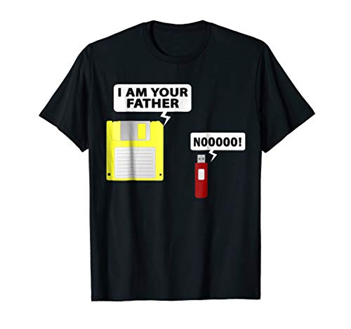 USB Floppy Disk I am Your Father Funny Geek Unique T-Shirt