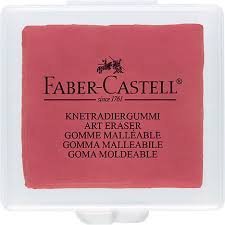 Faber Castell Art Eraser in Assorted Red Yellow or Blue