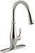 Kohler K-780-VS Cruette Pull-Down Kitchen Faucet, Vibrant Brushed Stainless, Single-Hole or Three-Hole Install, Single Handle, 3-function Spray Head, Sweep Spray and Docking Spray Head Technology, Vibrant Stainless Steel, One Size