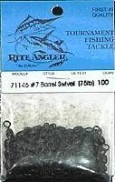 Rite Angler Size 7 Barrel Swivel 75 Pound Test (100 Pack)