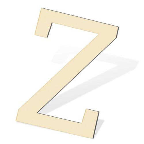 Wooden Letters for Wall Decor 12 Inch Large Wooden Letter Z for Crafts Unfinished Blank Alphabet Wood Letters DIY Paint Home Party Wedding Decorations