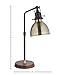 Amazon Brand – Rivet Industrial Metal Adjustable Table Lamp, Bulb Included, 19