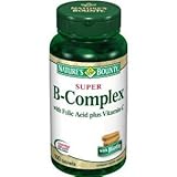 Nature's Bounty B-Complex with Folic Acid Plus Vitamin C, Tablets 150 Each (Pack of 3)