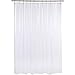 AmazerBath Clear Shower Curtain Liner, 72 x 78 Inches EVA 8G Heavy Duty Plastic Waterproof Weighted Thick Bathroom with 3 Weights and 12 Rustproof Grommet Holes