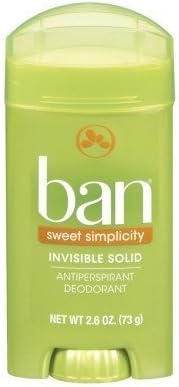 Ban Deodorant 2.6oz Invisible Solid Sweet Simplicity by Ban Brands