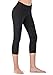 IUGA Capri Leggings with Pockets 4 Way Stretch Tummy Control Yoga Pants for Women