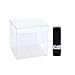 Mose Cafolo 50pcs 3x3x3 inches (7.6x7.6x7.6cm) Clear Plastic Candy Gift Boxes Thick PVC Anti Scratch Transparent Cube Box For Holiday Wedding Party Favor