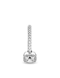 Anillo de estilo elegante, transparente CZ 190947CZ-52 EU 6 US, color plateado