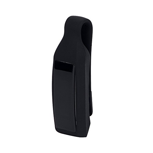 For Fitbit Alta (HR)Clip, steel clip holder for fitbit Alta/Alta HR Colorful Portable Replacement Accessory Clip Clasp Strap For Fitbit Alta/Alta HR (No Tracker) (Black)