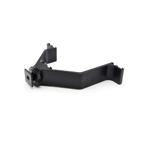Goliton Camera DSLR Triple Mount Hot Shoe V Shaped Mounting Bracket for LED Video Lights Microphones