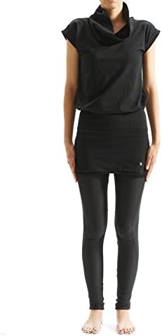 Black Medium Yoga Tunic Top