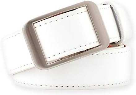 レザー ベルト 黒 白 赤 スクエア型 ビジネス スーツ 超美品再入荷品質至上 Bt033 レディース カジュアル