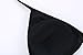 Nulibenna Bandage Halter Push Up Cross Criss Cut Out 2 Piece Bikini Swimsuit Black XL