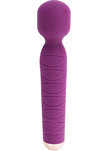 Magic Waterproof Wand Massager: Cordless Electric Massager - Handheld Massager with all Silicone Head - 10 Vibe Mode Personal Massager - USB Charged Massager Cordless for Women and Men