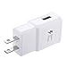 New Samsung EP-TA20JWE Fast Charging Travel Wall Charger and Original Micro USB Cable for Samsung Galaxy S6, S4, S3, Edge and Note 4 - White - Bulk Packaging