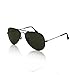 SWG EYEWEAR® pilot Sunglasses - Matte Black/Smokey Lens Sport Stealth Capsule Edition 55mm