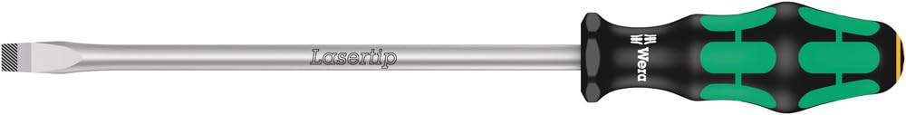 Wera Kraftform 334 Screwdriver - Flared Slotted Tip 10 Mm