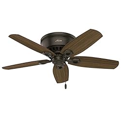 Hunter Fan Company, 51090, 42 inch Builder Snow