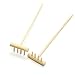 Buorsa Zen Garden Tool Rake Four Tine Desktop Rake ,5.5