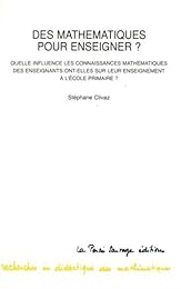 Des  mathématiques pour enseigner ?