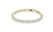 Women Spectacular 3mm Round Bezel Design Tennis Bracelet, Measures 7.5 Inches.