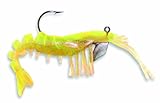 Egret Baits 3.5-Inch Vudu Shrimp Bait, Chartreuse